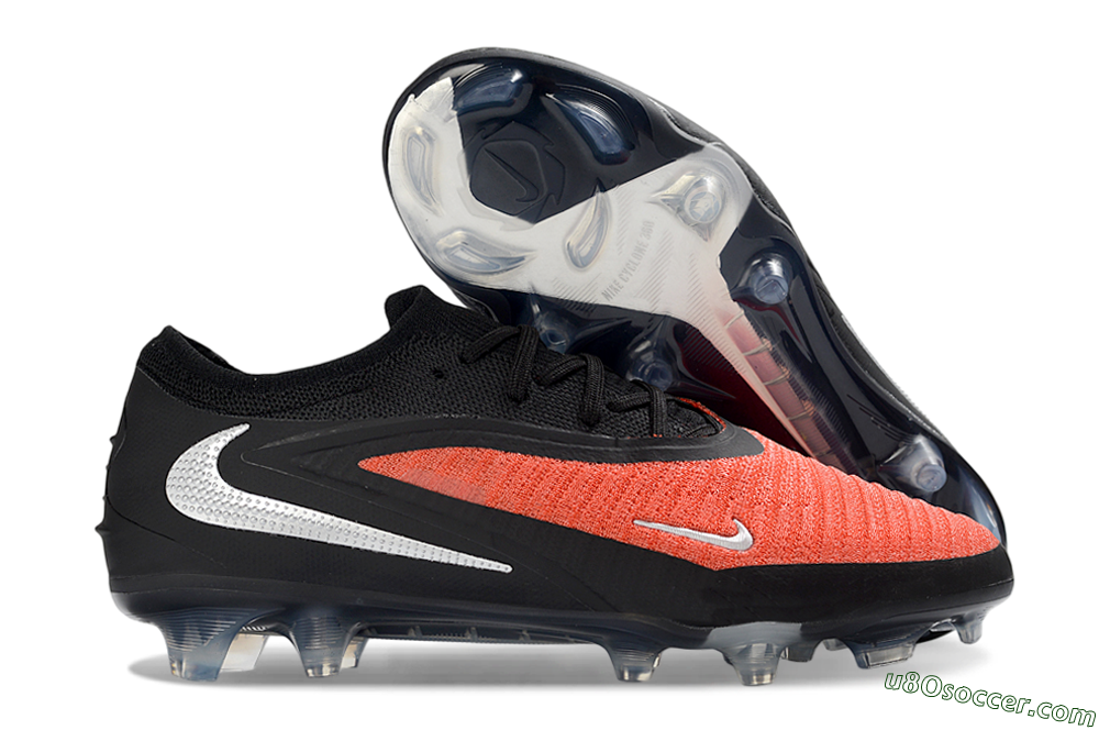 Nike Phantom 6 Elite Low FG Firm Ground Soccer Cleats - Orange/Electric Orange/Jet Black 1