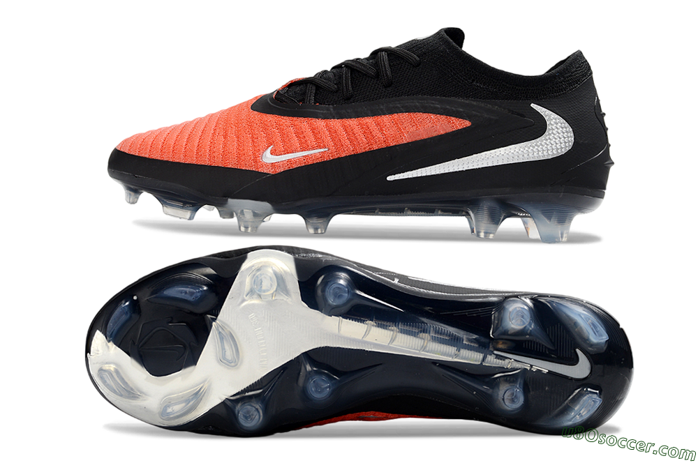 Nike Phantom 6 Elite Low FG Firm Ground Soccer Cleats - Orange/Electric Orange/Jet Black 0