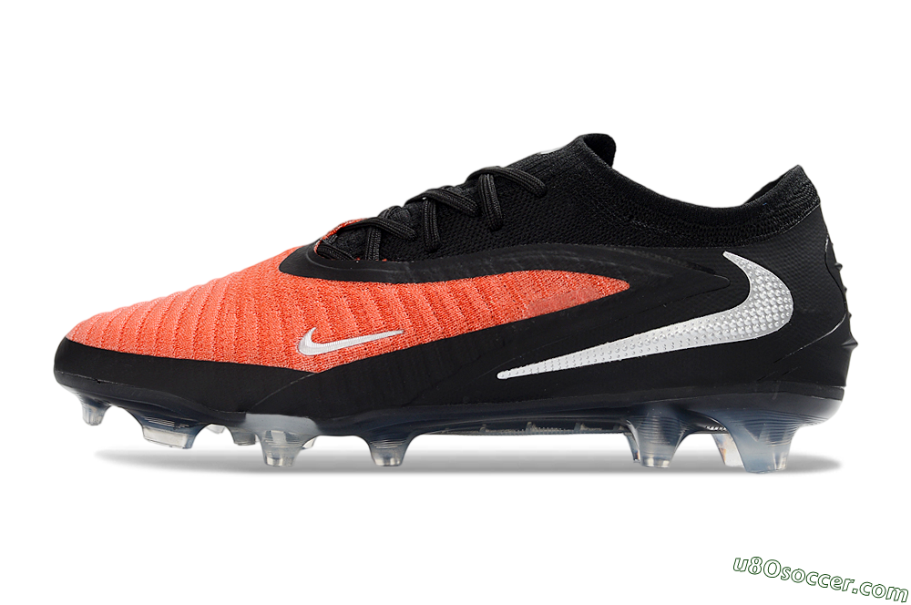 Nike Phantom 6 Elite Low FG Firm Ground Soccer Cleats - Orange/Electric Orange/Jet Black 2
