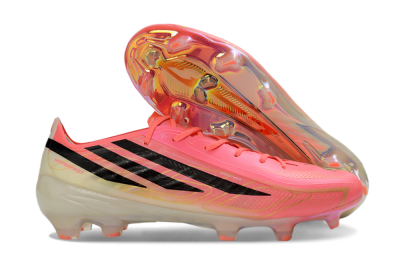 Adidas F50 Hyperfast 2026 World Cup FG Firm Ground Soccer Cleats - Pink/Neon Pink/Silver White