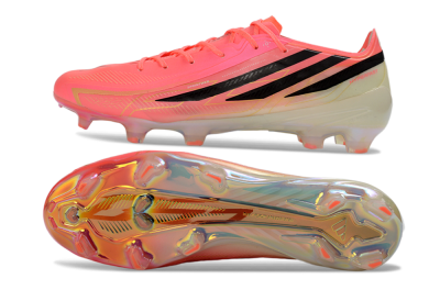 Adidas F50 Hyperfast 2026 World Cup FG Firm Ground Soccer Cleats - Pink/Neon Pink/Silver White