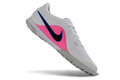 Nike Tiempo Legend 11 Pro TF Artificial Turf Soccer Shoes - White/Electric Blue/Hot Pink