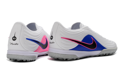 Nike Tiempo Legend 11 Pro TF Artificial Turf Soccer Shoes - White/Electric Blue/Hot Pink
