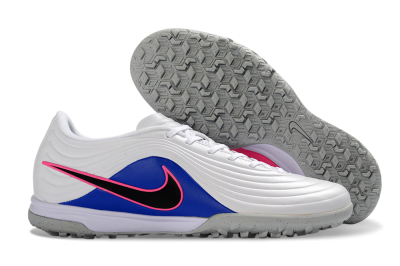 Nike Tiempo Legend 11 Pro TF Artificial Turf Soccer Shoes - White/Electric Blue/Hot Pink
