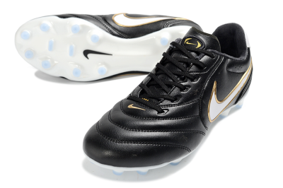 Nike Tiempo Ligera Pro FG Firm Ground Soccer Cleats - Black/Gold/White