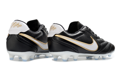 Nike Tiempo Ligera Pro FG Firm Ground Soccer Cleats - Black/Gold/White