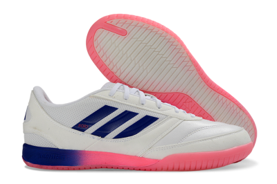 Adidas Top Sala Competition 2 IC Indoor & Futsal Soccer Shoes - White/Navy Blue/Pink