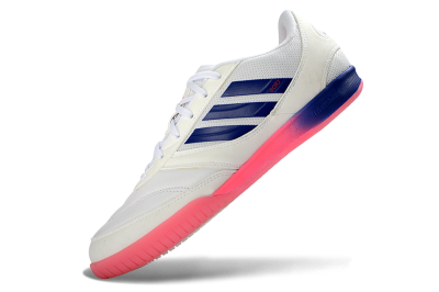 Adidas Top Sala Competition 2 IC Indoor & Futsal Soccer Shoes - White/Navy Blue/Pink