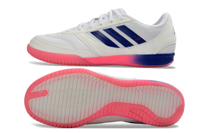 Adidas Top Sala Competition 2 IC Indoor & Futsal Soccer Shoes - White/Navy Blue/Pink
