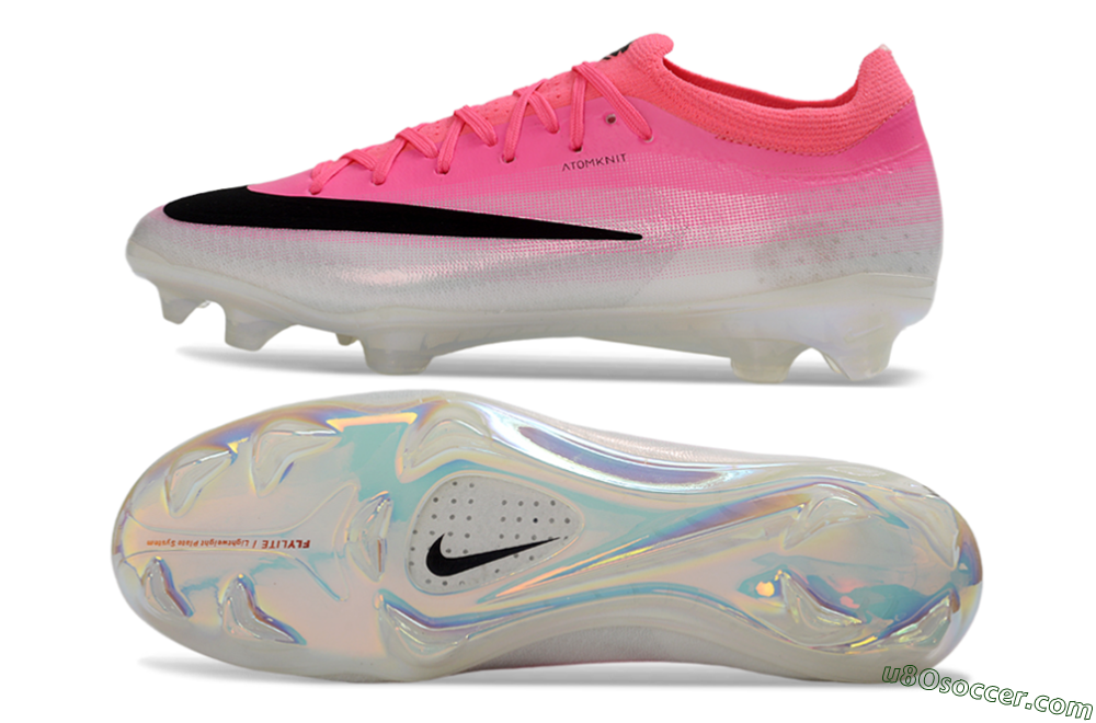 Nike Air Zoom Mercurial Vapor 17 FG Firm Ground Soccer Cleats - Pink/Neon Pink/Sleek Black 0