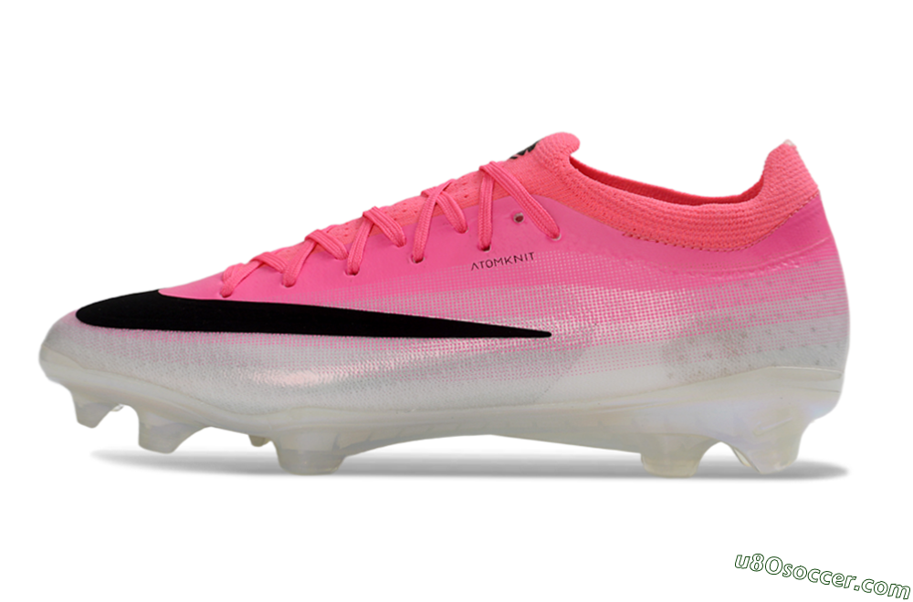 Nike Air Zoom Mercurial Vapor 17 FG Firm Ground Soccer Cleats - Pink/Neon Pink/Sleek Black 2