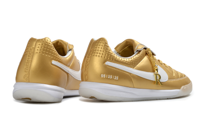 Nike Tiempo Legend SE IC Indoor & Futsal Soccer Shoes - Gold/Metallic Gold/White