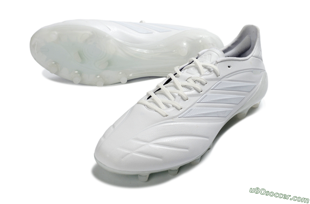 Adidas Copa Pure 4 Elite FG Firm Ground Soccer Cleats - White/Crystal White/Frosted White 3