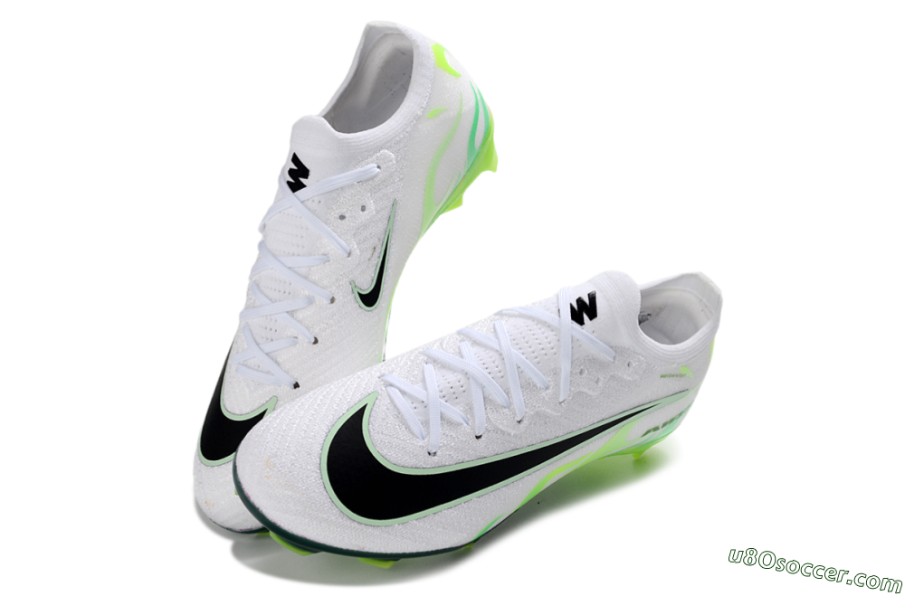 Nike Air Zoom Mercurial Vapor 16 Elite FG Firm Ground Soccer Cleats - White/Electric Green/Black 3