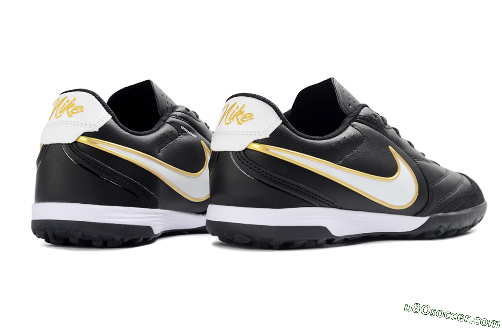 Nike Tiempo Legend 11 Elite TF Artificial Turf Soccer Shoes - Black/Gold Accent/White Detail 6