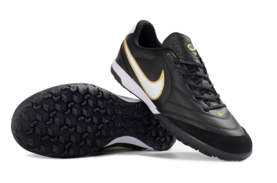Nike Tiempo Legend 11 Elite TF Artificial Turf Soccer Shoes - Black/Gold Accent/White Detail