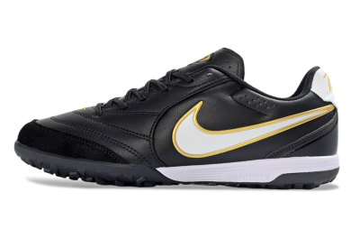 Nike Tiempo Legend 11 Elite TF Artificial Turf Soccer Shoes - Black/Gold Accent/White Detail