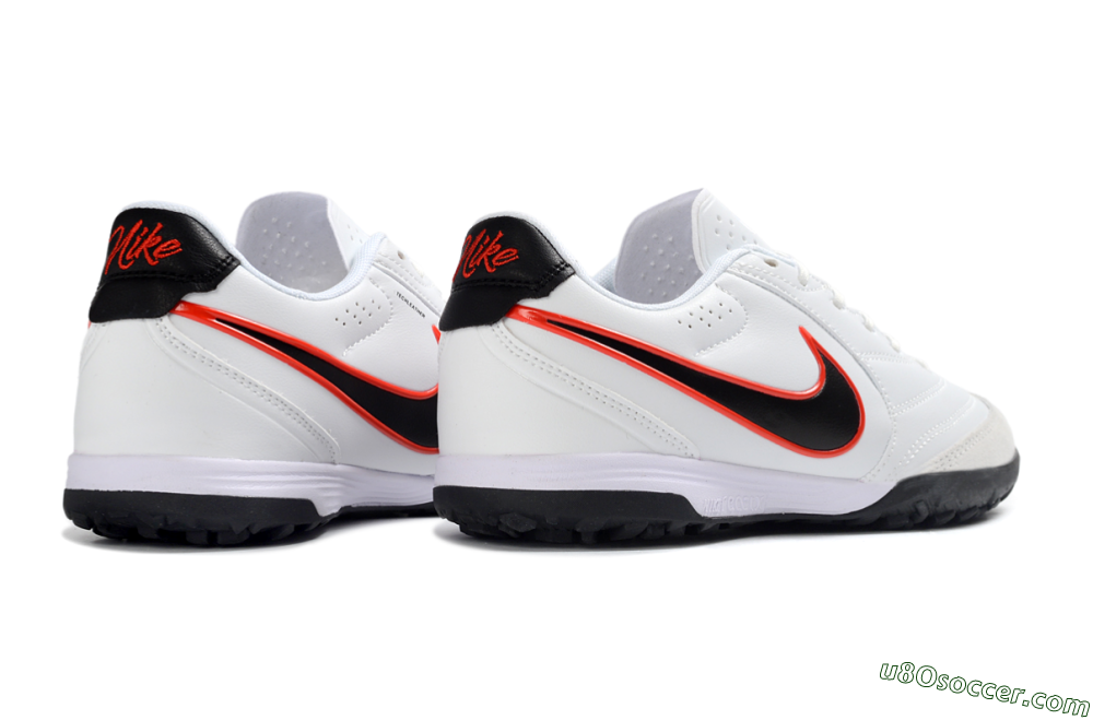 Nike Tiempo Legend 11 Elite TF Artificial Turf Soccer Shoes - White/Electric Orange/Black 6
