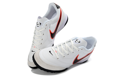 Nike Tiempo Legend 11 Elite TF Artificial Turf Soccer Shoes - White/Electric Orange/Black