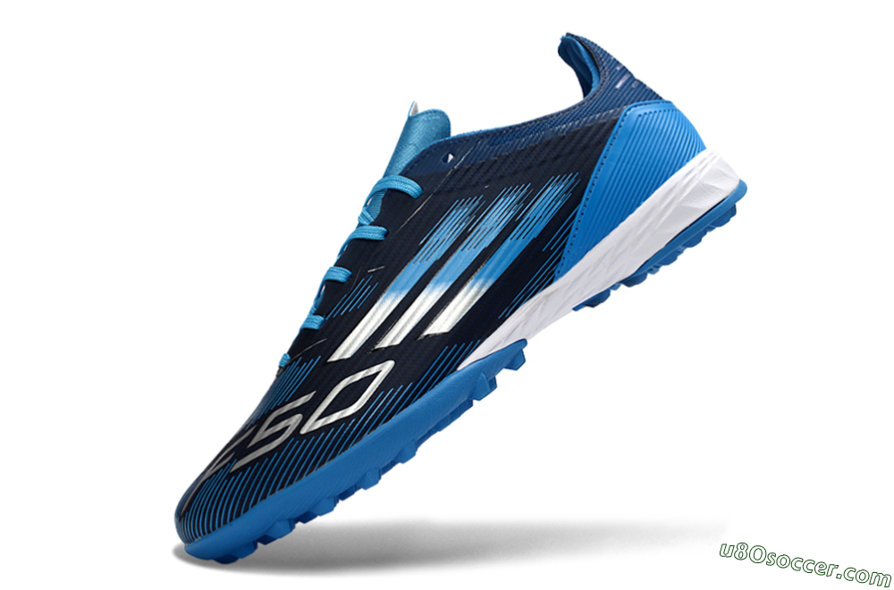 Adidas F50 Pro TF Artificial Turf Soccer Shoes - Blue/Electric Blue/Deep Navy 6