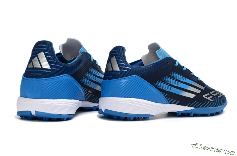 Adidas F50 Pro TF Artificial Turf Soccer Shoes - Blue/Electric Blue/Deep Navy 7
