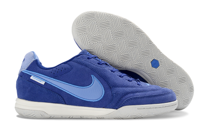 Nike Tiempo Streetgato Prm IC Indoor & Futsal Soccer Shoes - Blue/Sky Blue/Navy Blue