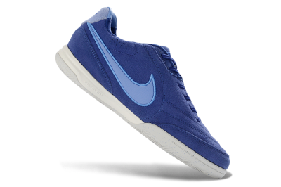 Nike Tiempo Streetgato Prm IC Indoor & Futsal Soccer Shoes - Blue/Sky Blue/Navy Blue