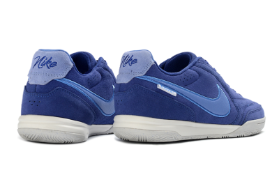 Nike Tiempo Streetgato Prm IC Indoor & Futsal Soccer Shoes - Blue/Sky Blue/Navy Blue