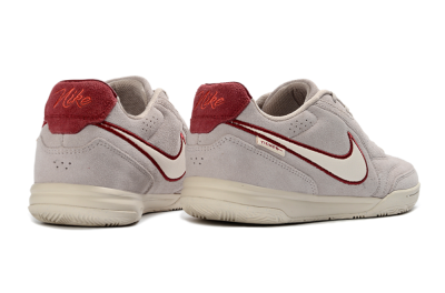Nike Tiempo Streetgato Prm IC Indoor & Futsal Soccer Shoes - Gray/Maroon/Beige
