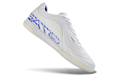 Nike Tiempo Legend 11 Pro IC Indoor & Futsal Soccer Shoes - White/Electric Pink/Deep Blue