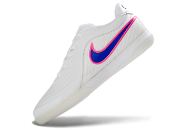 Nike Tiempo Legend 11 Pro IC Indoor & Futsal Soccer Shoes - White/Electric Pink/Deep Blue