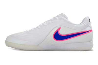Nike Tiempo Legend 11 Pro IC Indoor & Futsal Soccer Shoes - White/Electric Pink/Deep Blue