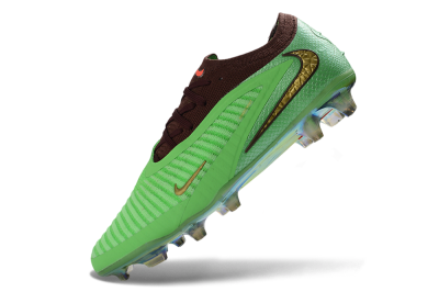 Nike Phantom 6 Elite Low FG Firm Ground Soccer Cleats - Green/Lime Burst/Deep Forest