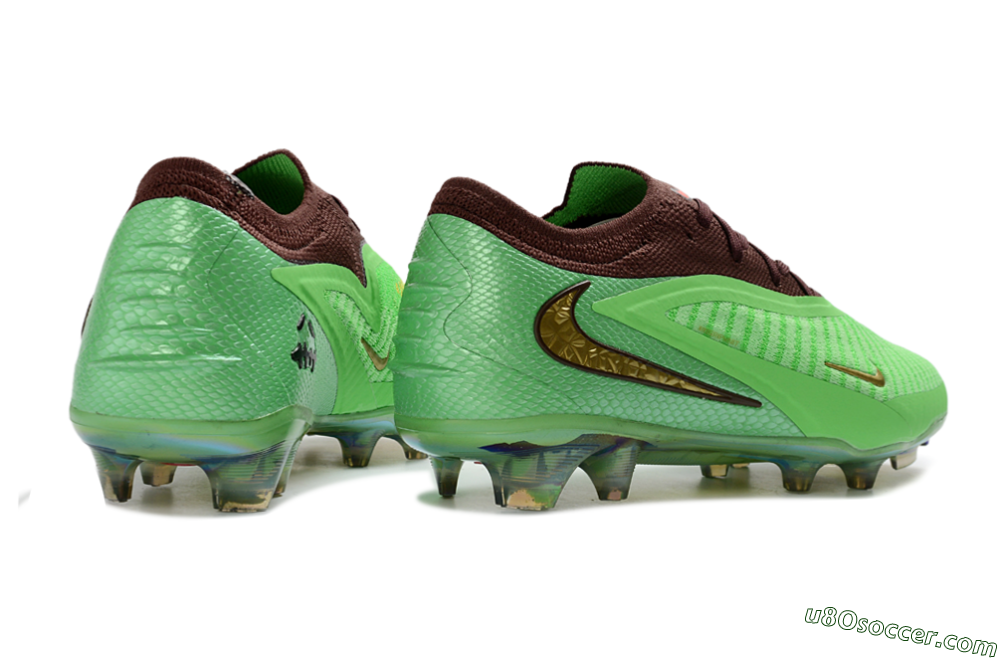 Nike Phantom 6 Elite Low FG Firm Ground Soccer Cleats - Green/Lime Burst/Deep Forest 6