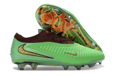 Nike Phantom 6 Elite Low FG Firm Ground Soccer Cleats - Green/Lime Burst/Deep Forest