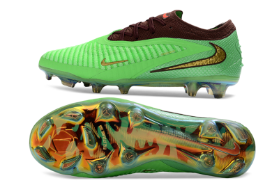 Nike Phantom 6 Elite Low FG Firm Ground Soccer Cleats - Green/Lime Burst/Deep Forest