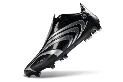 Adidas F50 Elite Tunit FG Firm Ground Soccer Cleats - Black/Silver/Charcoal