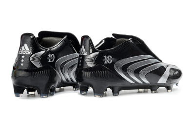Adidas F50 Elite Tunit FG Firm Ground Soccer Cleats - Black/Silver/Charcoal