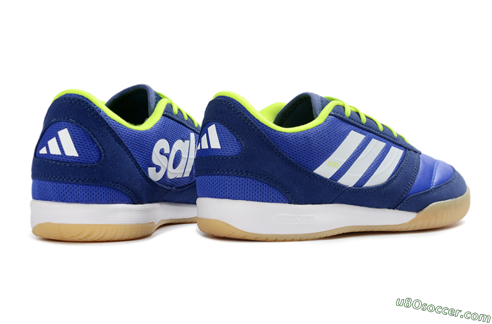 Adidas Top Sala Competition 2 IC Indoor & Futsal Soccer Shoes - Blue/Vibrant Blue/Neon Yellow 6
