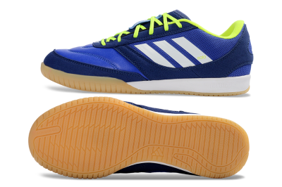 Adidas Top Sala Competition 2 IC Indoor & Futsal Soccer Shoes - Blue/Vibrant Blue/Neon Yellow
