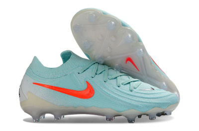 Nike Phantom GX 2 Elite AG Artificial Grass Soccer Cleats - Aqua/Coral Glow/Sky Blue