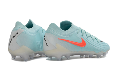 Nike Phantom GX 2 Elite AG Artificial Grass Soccer Cleats - Aqua/Coral Glow/Sky Blue