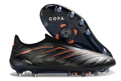 Adidas Copa Pure 4 Elite FG Firm Ground Soccer Cleats - Black/Electric Orange/Shadow Gray