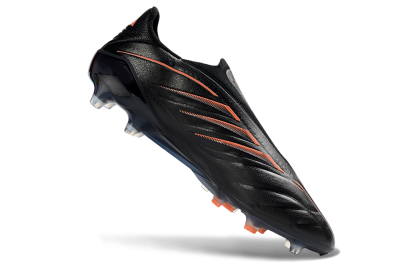 Adidas Copa Pure 4 Elite FG Firm Ground Soccer Cleats - Black/Electric Orange/Shadow Gray