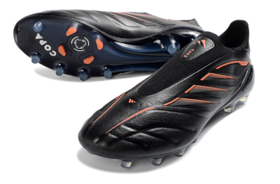 Adidas Copa Pure 4 Elite FG Firm Ground Soccer Cleats - Black/Electric Orange/Shadow Gray