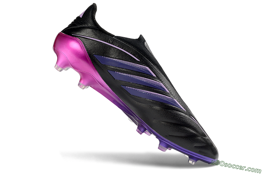 Adidas Copa Pure 4 Elite FG Firm Ground Soccer Cleats - Black/Midnight Purple/ Vibrant Pink 4