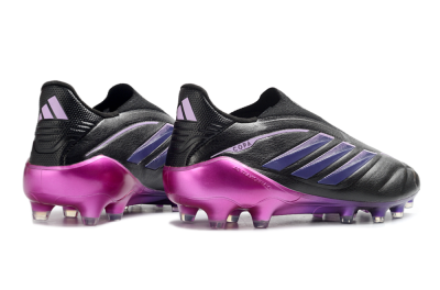 Adidas Copa Pure 4 Elite FG Firm Ground Soccer Cleats - Black/Midnight Purple/ Vibrant Pink
