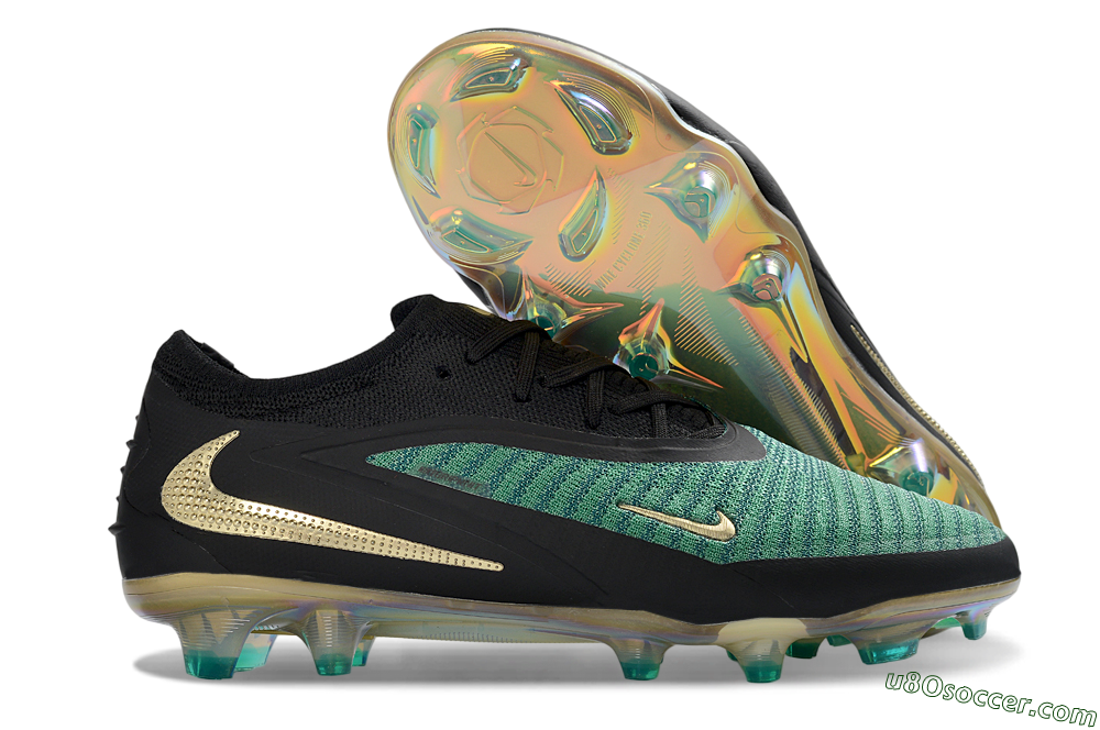 Nike Phantom 6 Elite Low FG Firm Ground Soccer Cleats - Green/Electric Green/Black 1