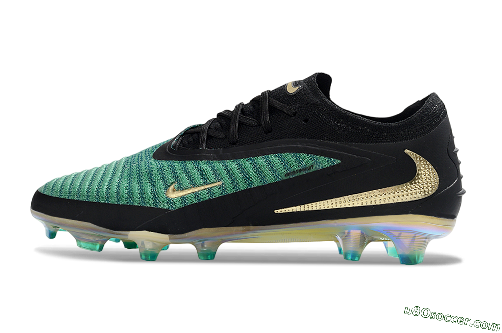 Nike Phantom 6 Elite Low FG Firm Ground Soccer Cleats - Green/Electric Green/Black 2