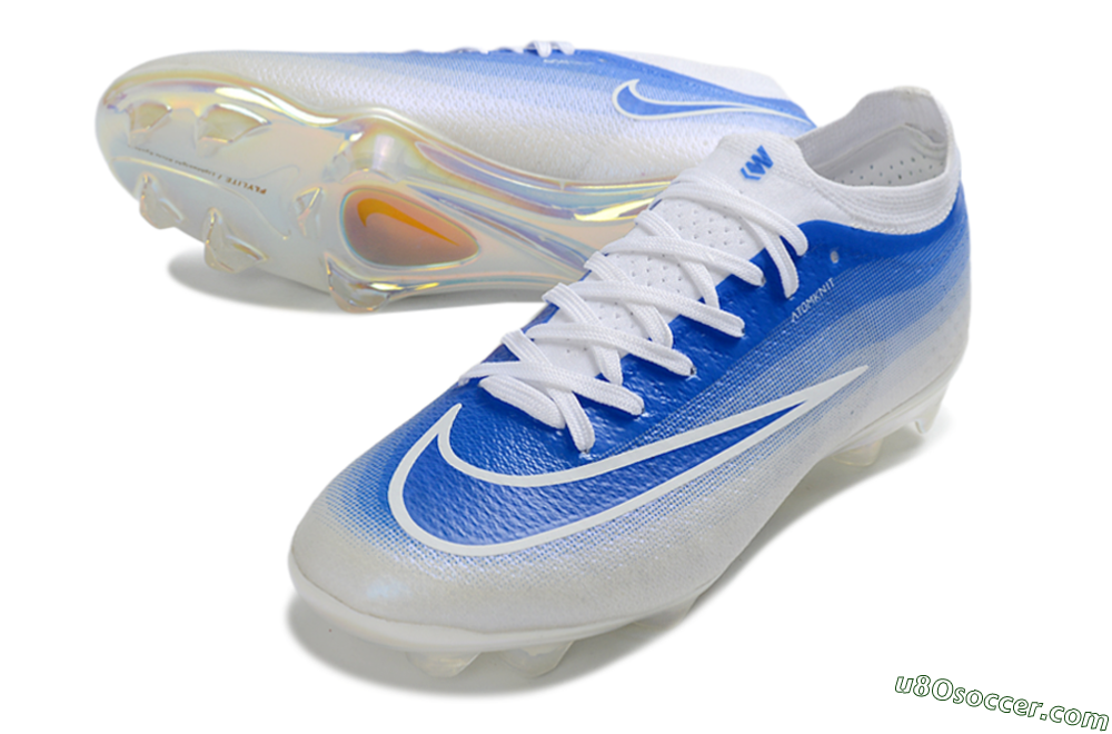 Nike Air Zoom Mercurial Vapor 17 Elite FG Firm Ground Soccer Cleats - Blue/Sky Blue/White 3